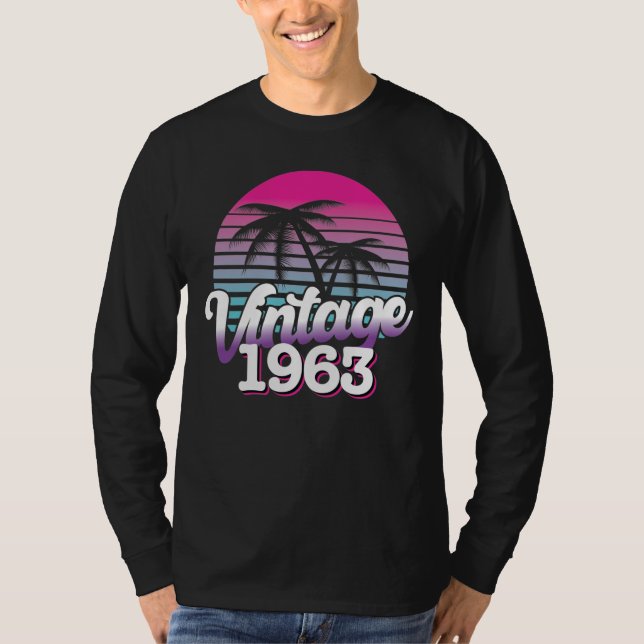 Camiseta Retro 1963 Edición limitada | Cumpleaños Gift Idea (Anverso)