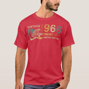 Camiseta Retro 1966 birthday gift for men Guitar Player 56t