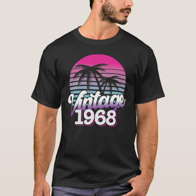 Camiseta Retro 1968 Edición limitada | Idea de regalo de cu (Anverso)