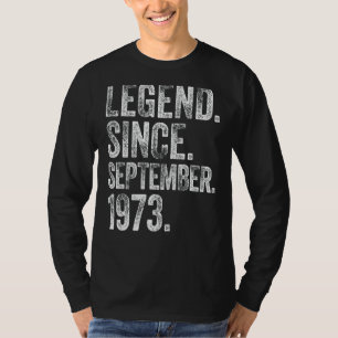 Camiseta Retro 1973 Cumpleaños Leyenda Nacida Desde 1
