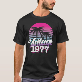 Camiseta Retro 1977 Edición limitada | Idea de regalo de cu