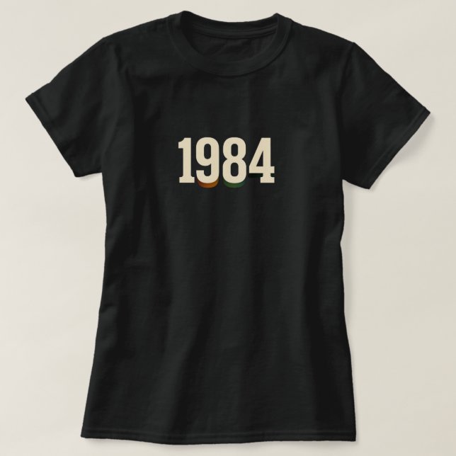 Camiseta Retro 1984 (Diseño del anverso)