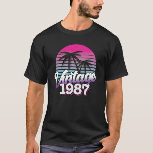 Camiseta Retro 1987 Edición limitada   Idea de regalo de cu