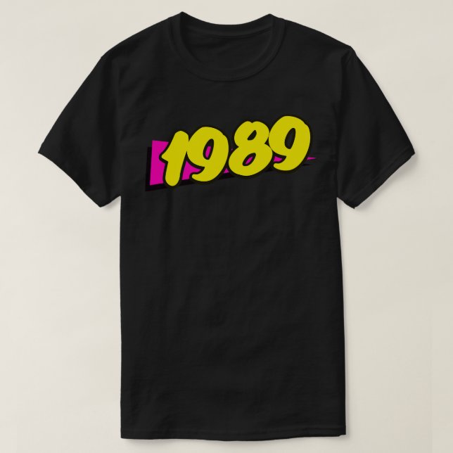 Camiseta retro 1989 (Diseño del anverso)