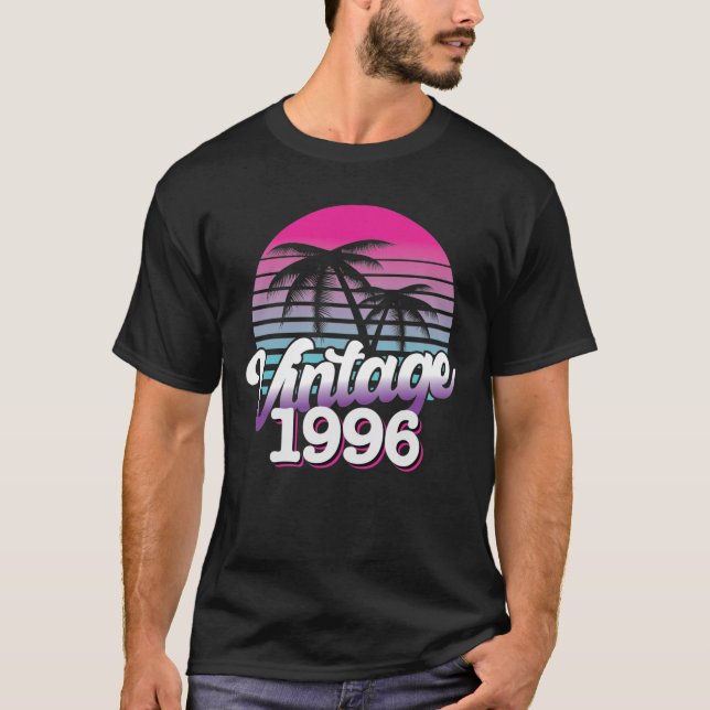 Camiseta Retro 1996 Edición limitada | Idea de regalo de cu (Anverso)