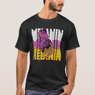 Camiseta Retro 1 Hermandad Tee Melanin Queen Chica Brother