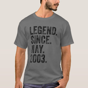 Camiseta Retro 2003 Cumpleaños Puede Nacer Leyenda Desde 20