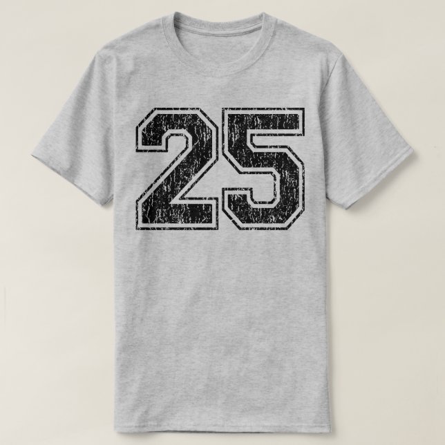 Camiseta Retro 25 (Diseño del anverso)