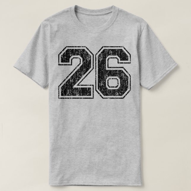 Camiseta Retro 26 (Diseño del anverso)