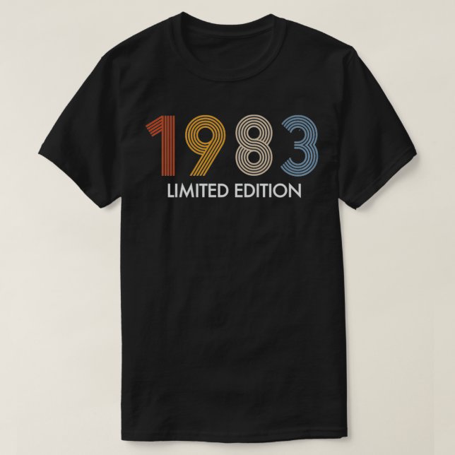 Camiseta Retro 39 años Viñeta 1983 Edición limitada 39ª B (Diseño del anverso)