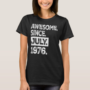 Camiseta Retro 47 años de edad 47º cumpleaños increíble des