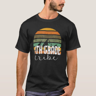 Camiseta Retro 4th Grade Tribe Fourth Grade Back To School 