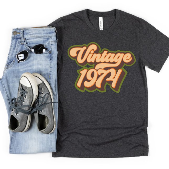 Camiseta Retro 50 Cumpleaños Vintage 1974 (Subido por el creador)