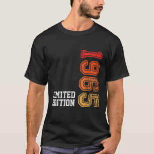 Camiseta Retro 60 años 1965 Hombres Cumpleaños Mujeres 60 a