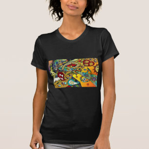 Camiseta Retro 60 Aparato de Regalos Psicodélicos de Ciclo