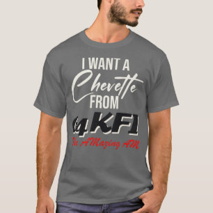 Camiseta Retro 64 KFI AM Los Angeles Naranja County Radio S