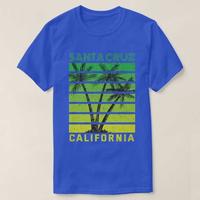 Camiseta Retro 70 y 80 California Santa Cruz Premium T-Sh (Diseño del anverso)