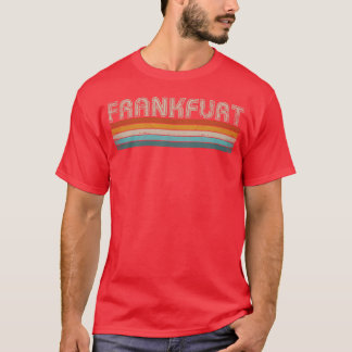 Camiseta Retro 70s 80s Frankfurt Germany City Frankfurt gif