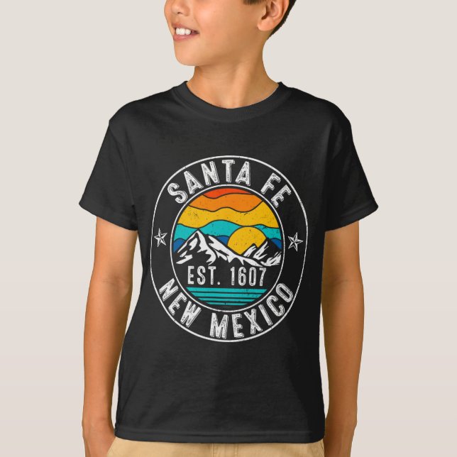 Camiseta Retro 70s 80s Santa Fe New Mexico Nm  (Anverso)
