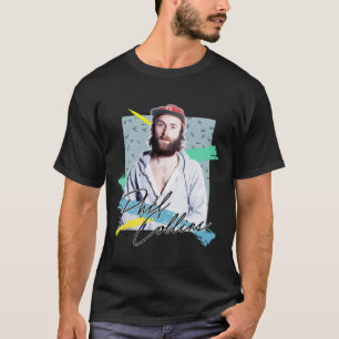 Camiseta Retro 80 Phil Collins Aesthetic Fan Art Design.p