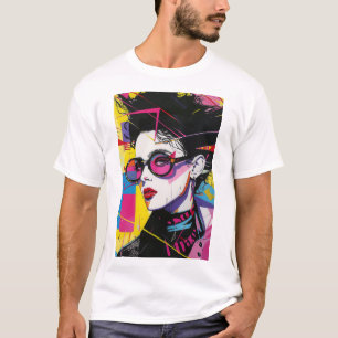 Camiseta Retro 80 Pop Culture Pop Art Style T-Shirt