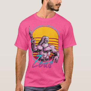 Camiseta Retro 80 Zeus Griega Mythology Dios Retrowave Synt