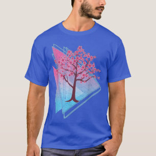 Camiseta Retro 90s Art Sakura Japan Flower Vaporwave Cherry