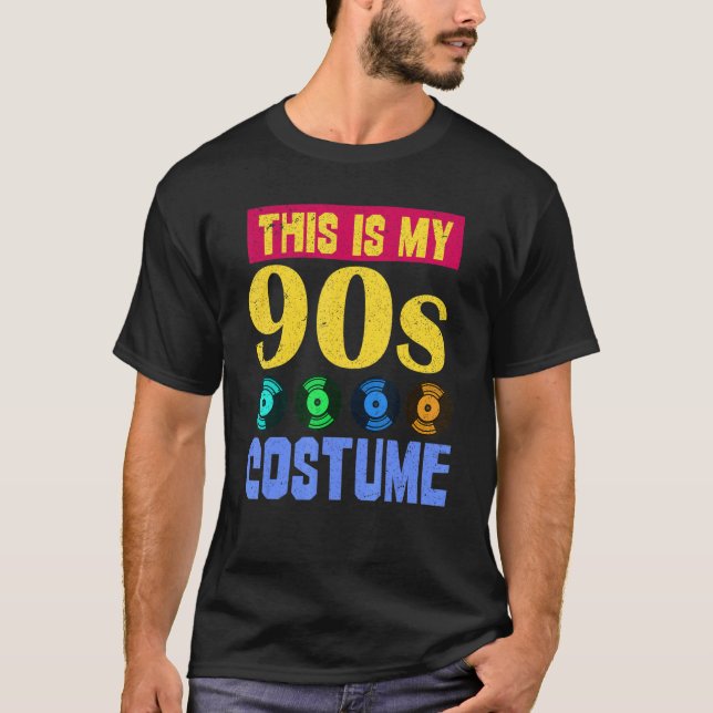Camiseta Retro 90s Costume  1990s Generation Nineties Party (Anverso)