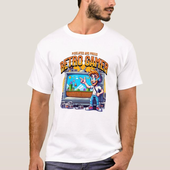 Camiseta Retro 90s Gamer (Anverso)