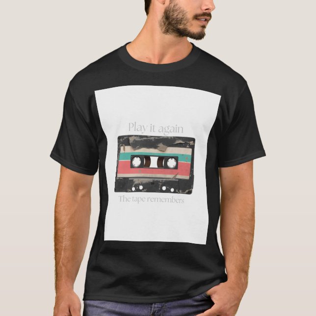 Camiseta Retro 90s Music Black Streetwear T-shirt (Anverso)