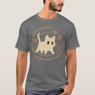 Camiseta Retro 90s Y2K Scared Cat Cosmic Stars Gift for Men