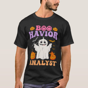 Camiseta Retro A Terapia Bc Halloween Ghost Boo Havior An