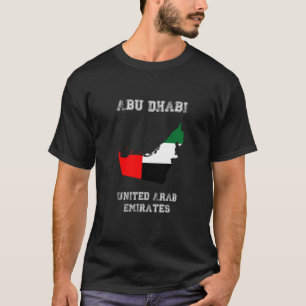 Camiseta Retro Abu Dhabi Emiratos Árabes Unidos angustiado