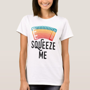 Camiseta Retro acordeonista del jugador Squeeze Me acordeón