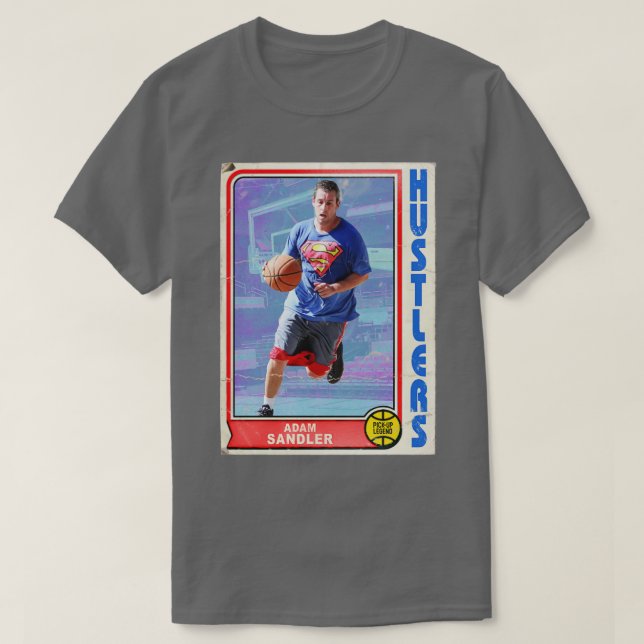 Camiseta Retro Adam Sandler PickUpBasketball Trading (Diseño del anverso)