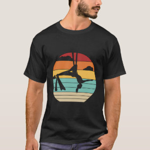 Camiseta Retro Aerial Yoga Aerialist Gymnastics Dancer Aeri
