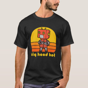 Camiseta Retro AI Design Guay Viñage Robot Big Head Bot