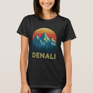 Camiseta Retro Alaska Denali National Park para ho