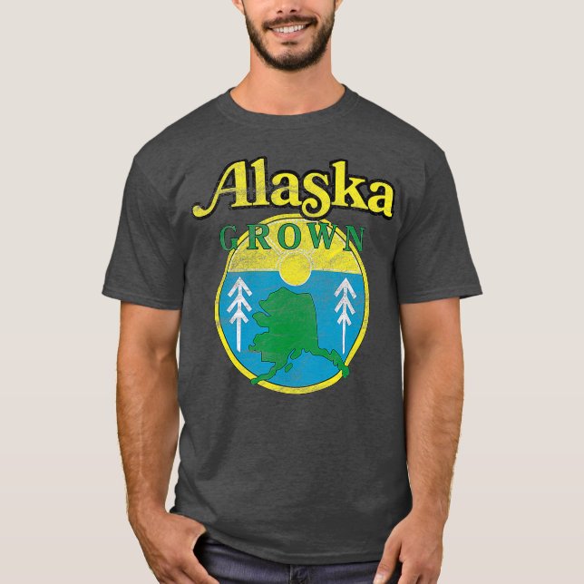 Camiseta Retro Alaska Grown (Anverso)