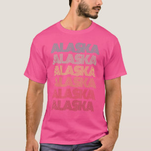Camiseta Retro Alaska Home State Roots Anchorage Family Pri