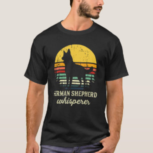 Camiseta Retro Alemán Pastor Shepard Dog Mascota Humor