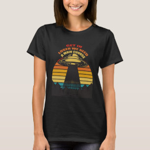 Camiseta Retro Alien de secuestro de OVNI