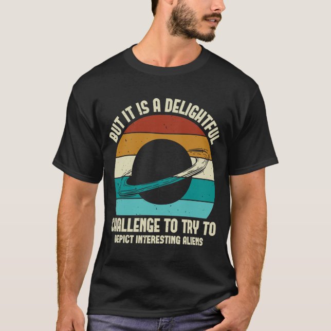 Camiseta Retro Alien Shirt (Anverso)