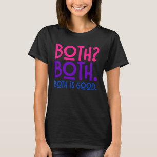 Camiseta Retro Ambos Son Un Buen Orgullo Bisexual LGBT
