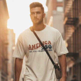 Camiseta Retro América 250 Aniversario | Vintage 