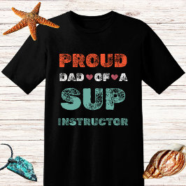 Camiseta Retro angustiado Orgullo Papá Suelo Instructor pad