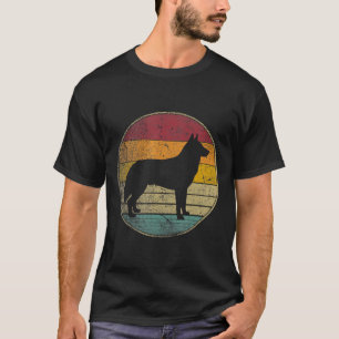 Camiseta Retro angustiado por la cosecha siberiana del perr