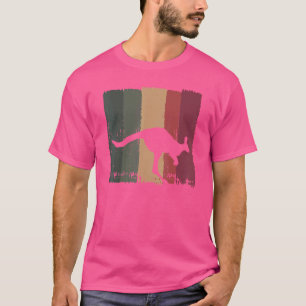 Camiseta Retro Animal Australia Animal Outback Kangaroo