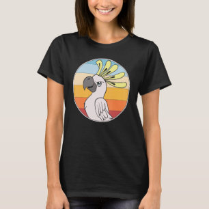 Camiseta Retro Animal Bird Tropical Parrot Cute Cockatoo