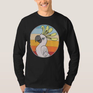 Camiseta Retro Animal Bird Tropical Parrot Cute Cockatoo